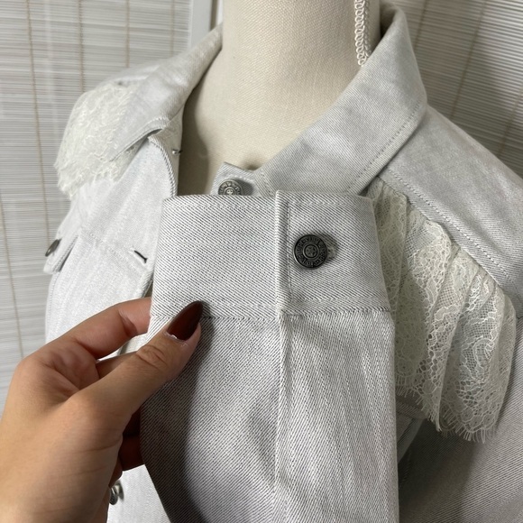 Cinq à Sept Ismay Jacket Ivory Lace Size M NWT - Picture 2 of 8